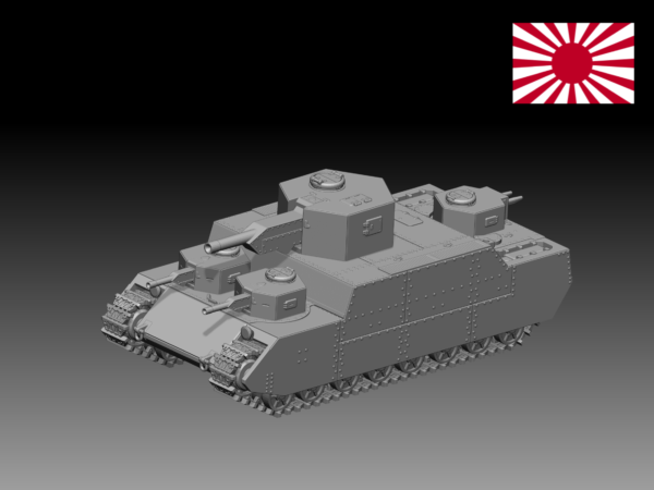 HINODE 1/144レジンキット　WW2 日本陸軍 150ｔ超重戦車[オイ]