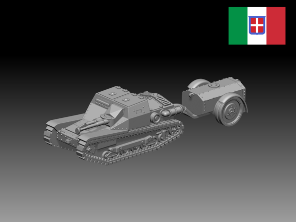 HINODE 1/144 レジンキット WW2イタリア軍 L3 Lf（L3 火炎放射戦車）