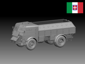 HINODE 1/144 レジンキット　WW2イタリア軍 フィアット 665NM プロテット 装甲兵員輸送車