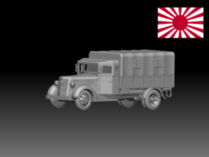 HINODE 1/144レジンキット　 WW2 日本陸軍 九七式自動貨車　トラック　A