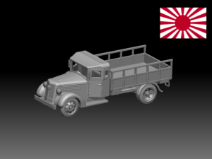 HINODE 1/144レジンキット　 WW2 日本陸軍 九七式自動貨車　トラック　B