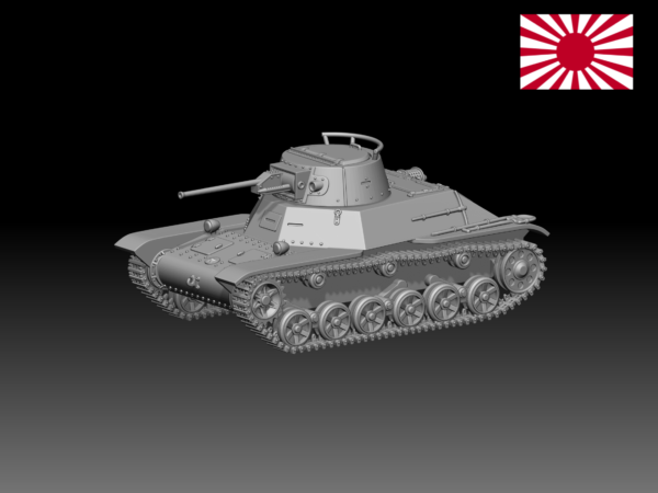 HINODE 1/144レジンキット　 WW2 日本陸軍 二式軽戦車 ケト